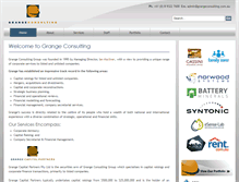 Tablet Screenshot of grangeconsulting.com.au